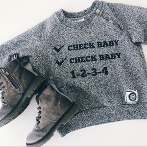 DWA Check Baby Sweatshirt (Dads With Attitude)